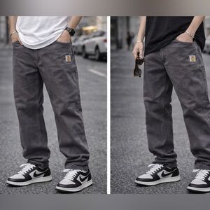 Carhartt Men’s Relaxed Fit Work Pants 36x32 | Grey | Stretch Cotton